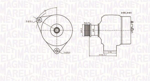 063731138010 Magneti Marelli Авто генератор